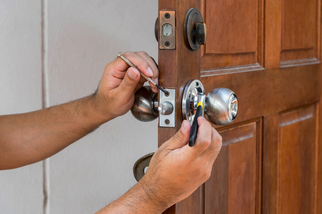 Why do you need to modify the locks when you're shifting to a new place?