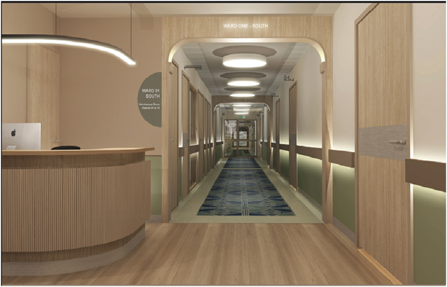 Nursing home interior design